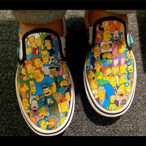 “The Simpson’s “ Vans 4.5 boys/men =6 women